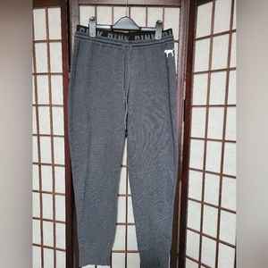 PINK Grey Jogger Sweatpants